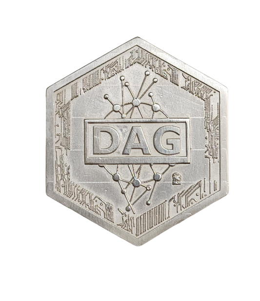 *PRE-ORDER* 1.10 Troy Ounce 925 Silver Hexagon SkwēGē & KC DAG Token - Limited Edition for Collectors