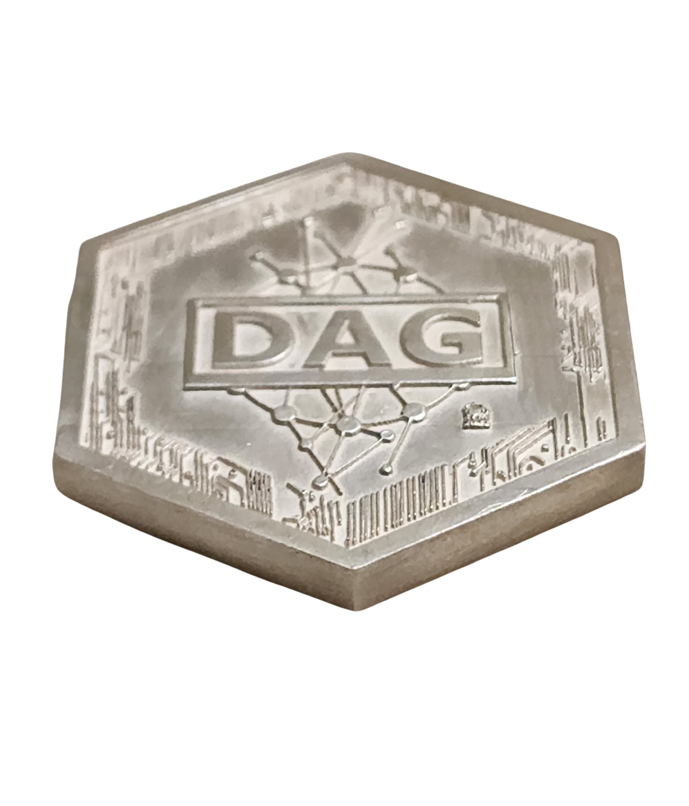 *PRE-ORDER* 1.10 Troy Ounce 925 Silver Hexagon SkwēGē & KC DAG Token - Limited Edition for Collectors